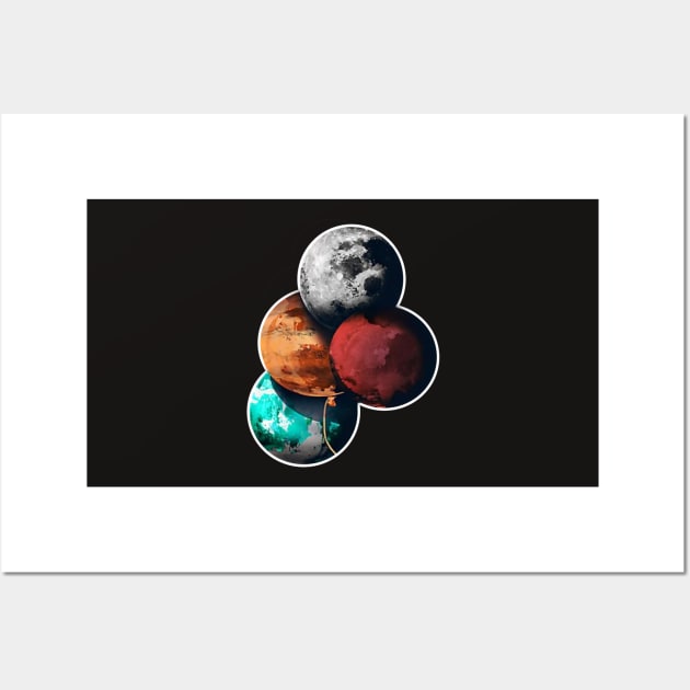 Planets Wall Art by Soulzco